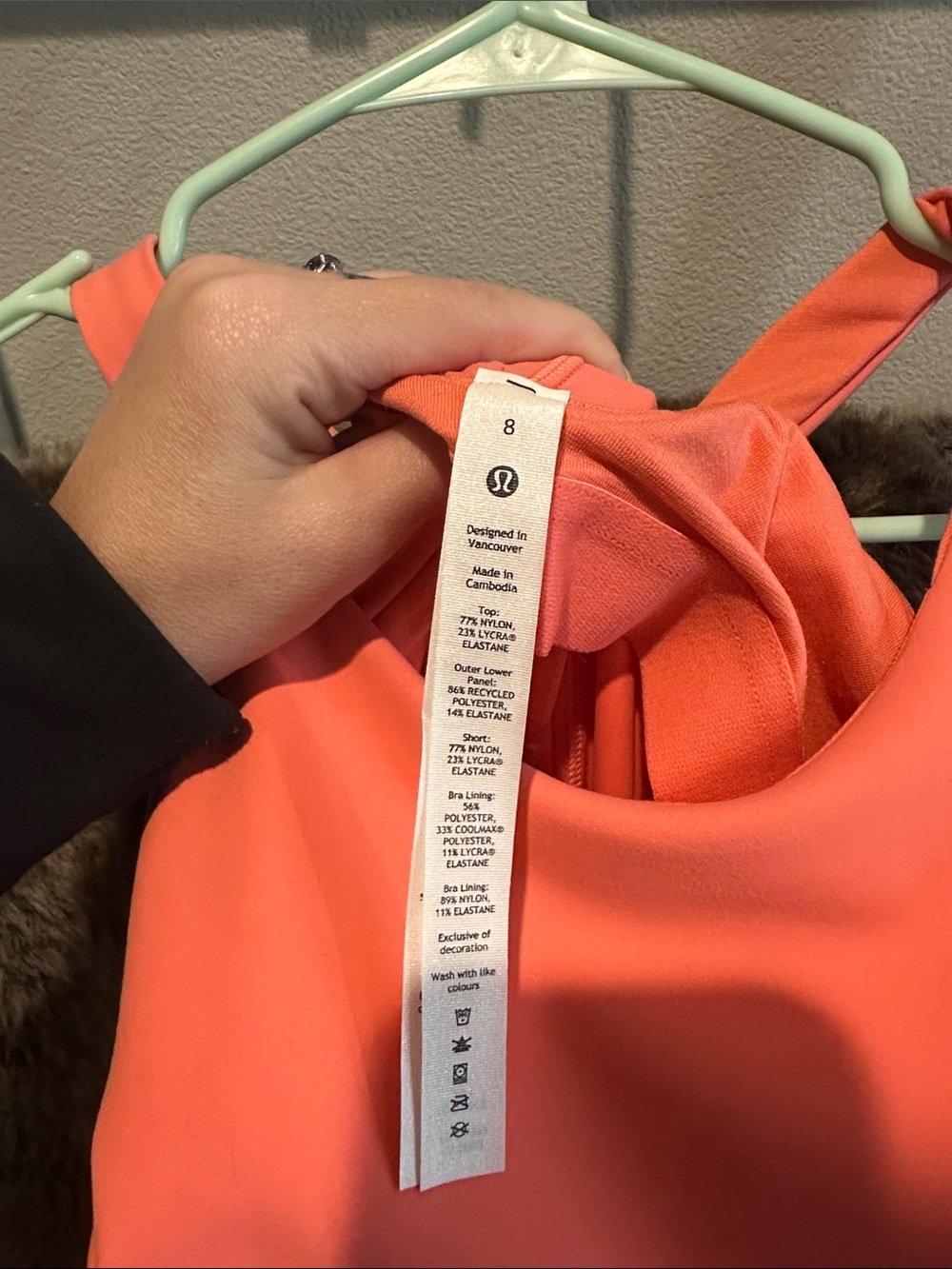lululemon athletica Coral-Pink Sleeveless Fit-and-Flare Dress - Picture 3 of 9